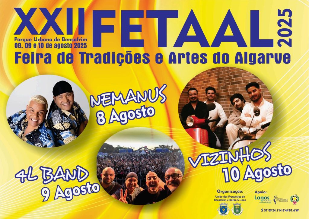 FETAAL 2025 Returns to Bensafrim: A Celebration of Algarvian Tradition, August 8–10